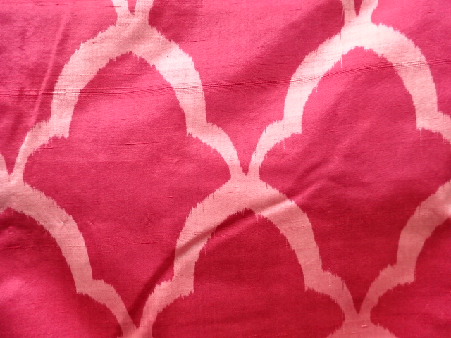 JAPANESE KIMONO / ANTIQUE KIMONO / MEISEN / WOVEN ABSTRACT SEIGAIHA